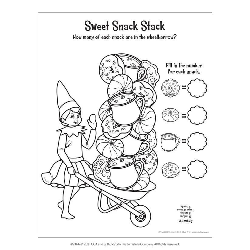 Santa's North Pole Friends Activity Book