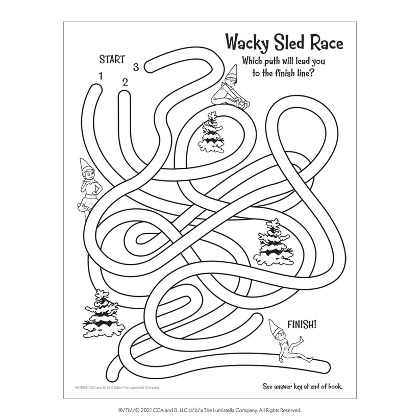 Santa's North Pole Friends Activity Book