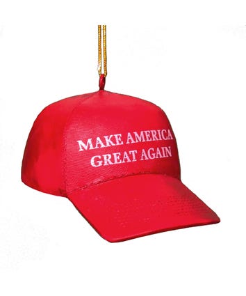 "Make America Great Again" Hat Christmas Ornament