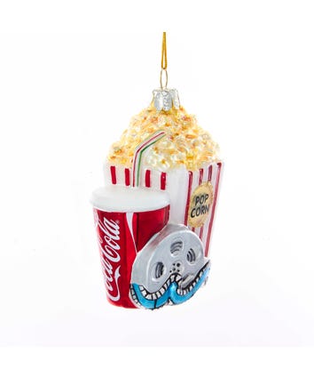Coca-Cola® at the Movies Glass Ornament