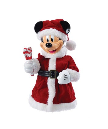 10" Un-Lit Disney© Mickey Mouse With Bendable Arms Treetop