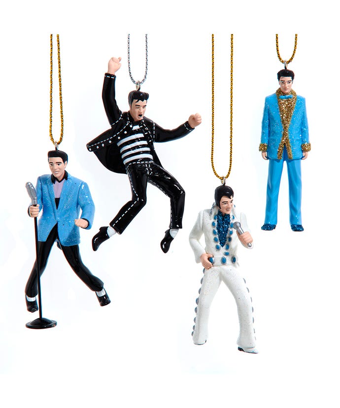 Elvis Presley® Miniature Ornaments, 4-Piece Set