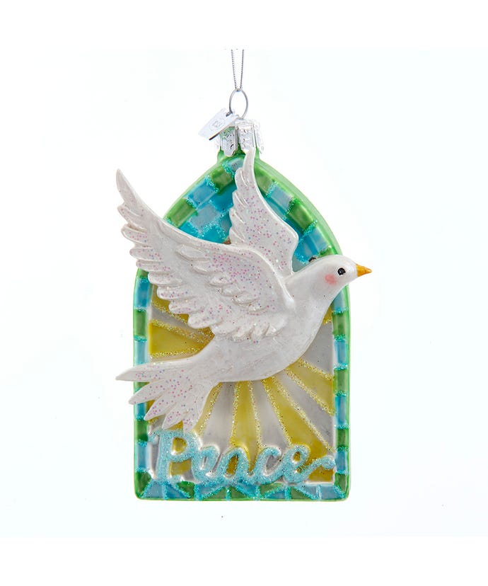 Noble Gems™ Traditions Glass Dove Of Peace Ornament