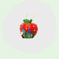 X-MAS Poly Ornament Apple with Skyline