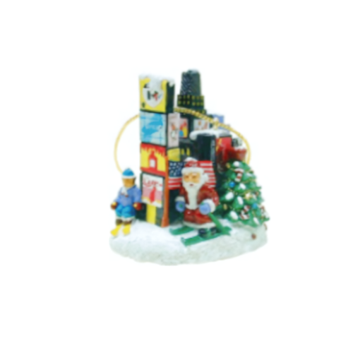NYC Santa Ornament