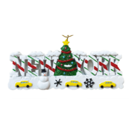 NYC Christmas Tree Ornament