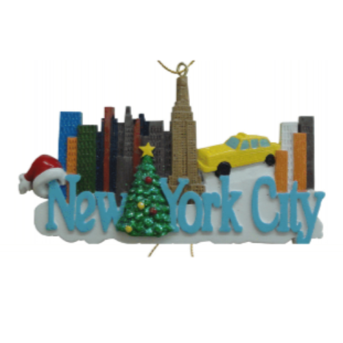 New York Landmarks Ornament - NYC Ornament