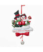 "Our 1st Christmas Together" Snow Couple Ornament
