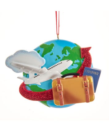 Travel Ornament For Personalization