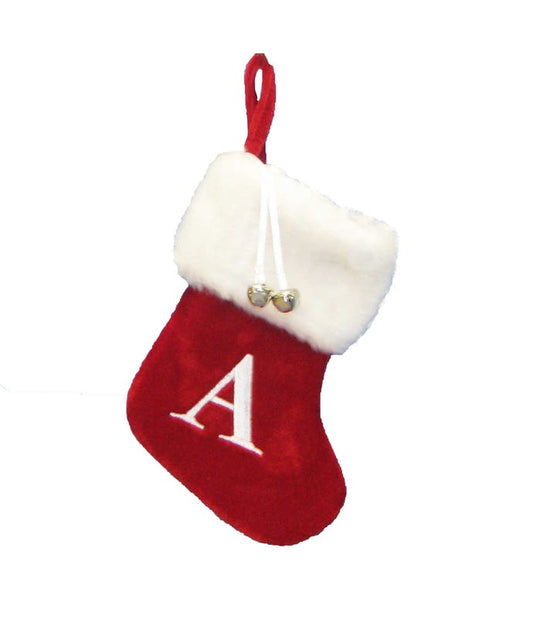 Monogrammed “A“ Miniature Stocking