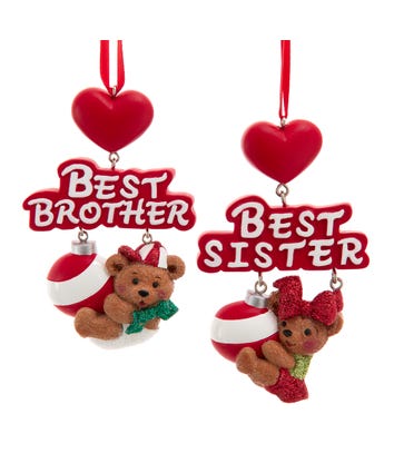 Best Brother Christmas Ornament